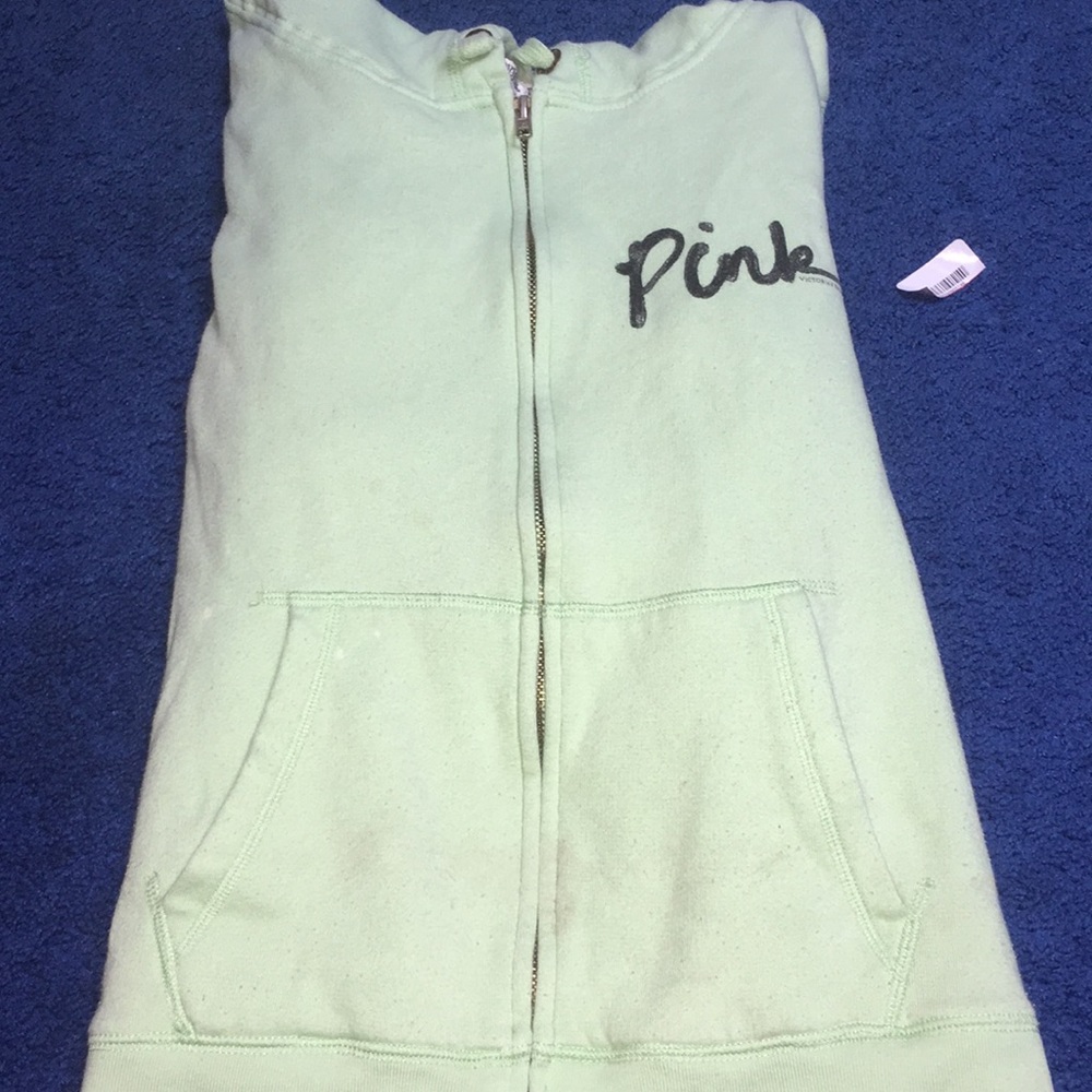 PINK zip up hoodie